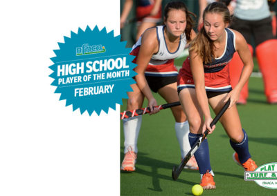 Massey named February Play Safe Turf & Track/NFHCA Club Player of the Month
